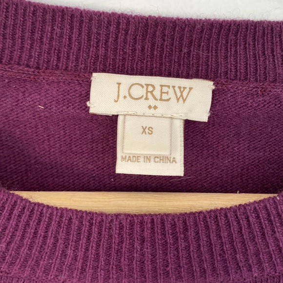 J Crew Burgundy Sweater XS - Picture 5 of 8